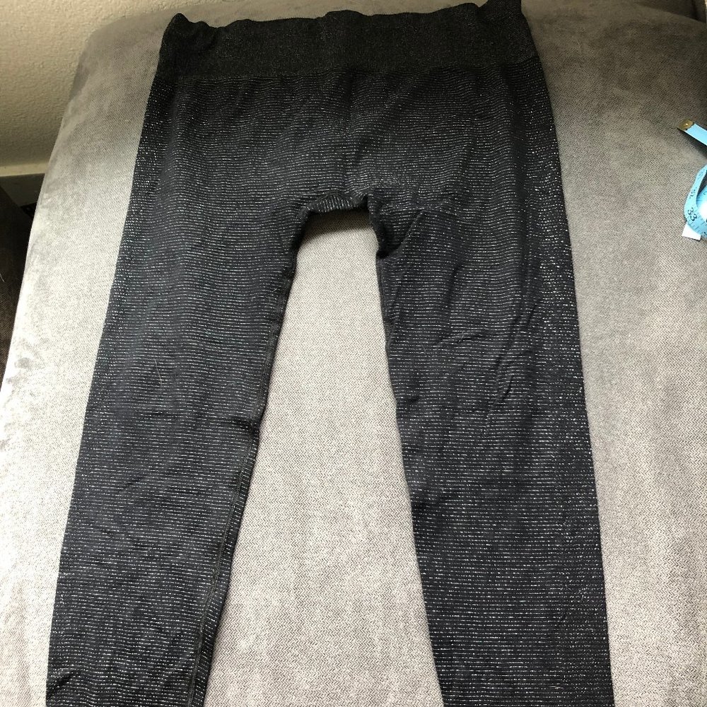 Athleta Medium Leggings - Sparkle Stripe!